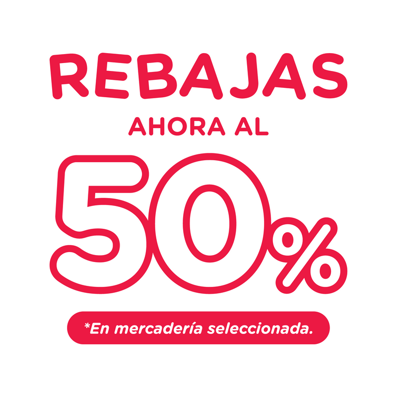 REBAJAS -50%