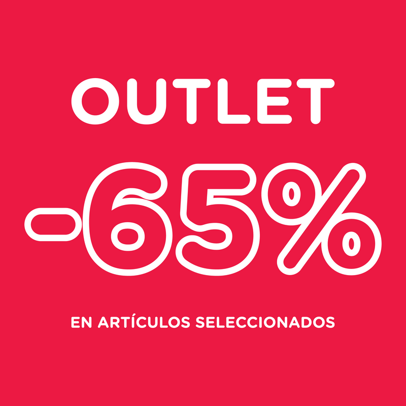 OUTLET -65% OFF