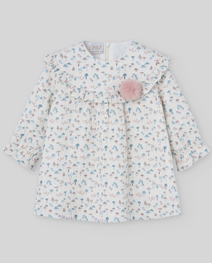 Vestido estampado setitas