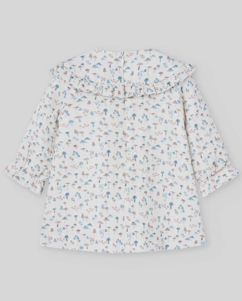 Vestido estampado setitas
