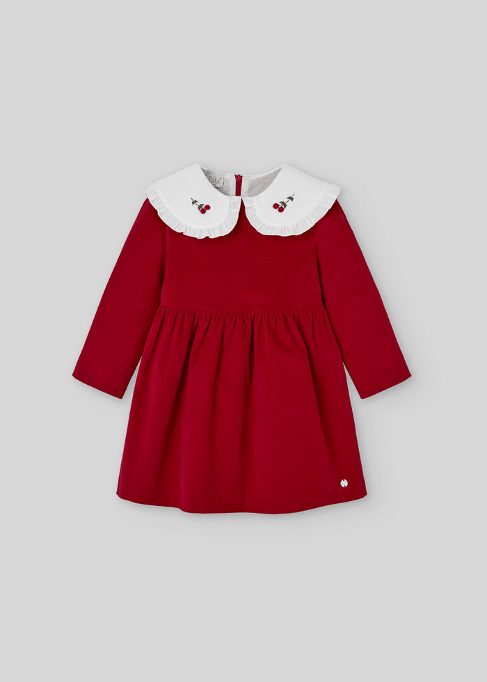 Vestido velvet acebo