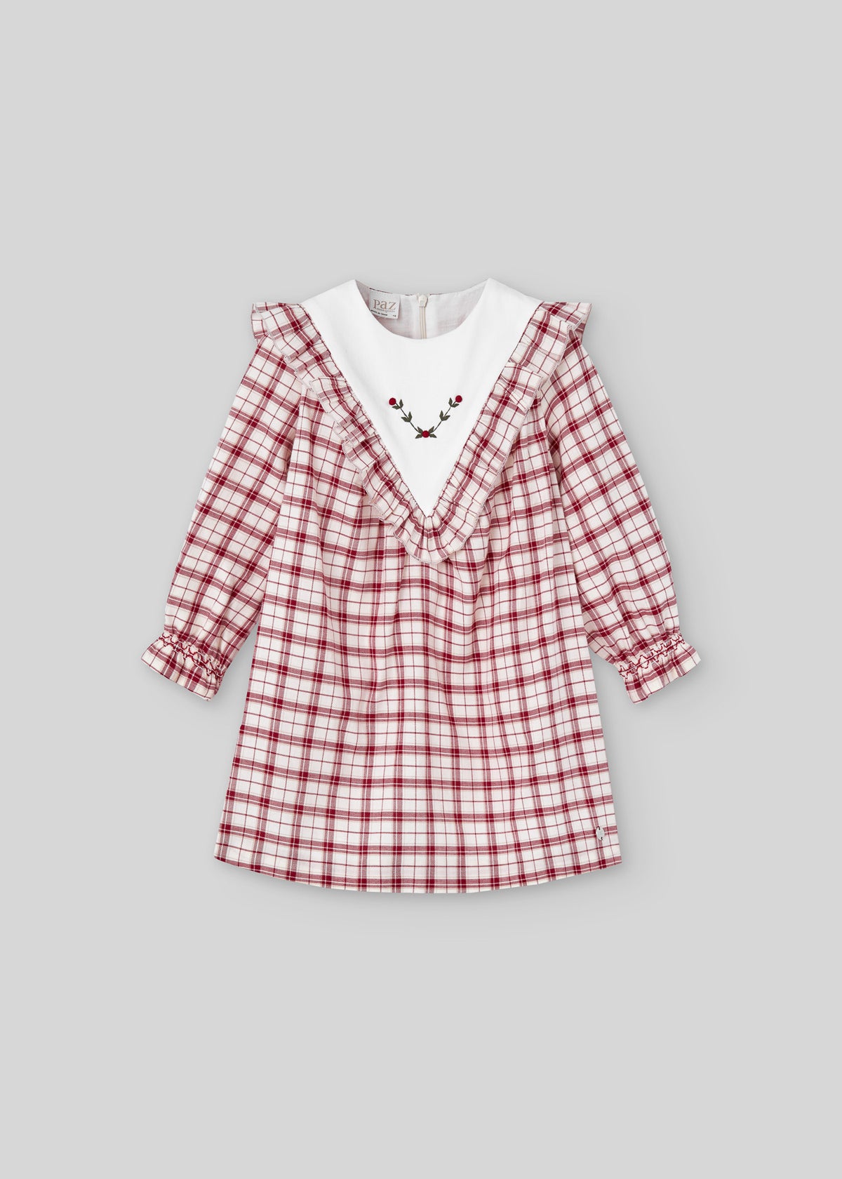 Vestido cuadros aceo