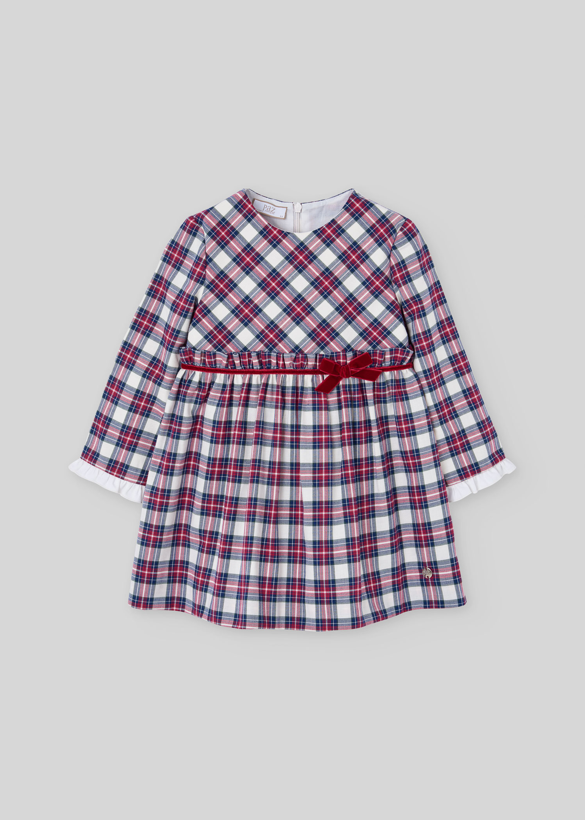 Vestido cuadros infantil "nadal"
