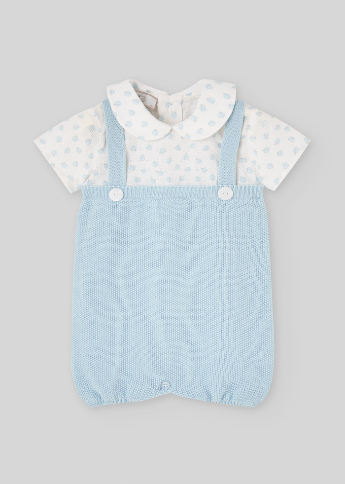 Pelele Corto Tela Punto Edén