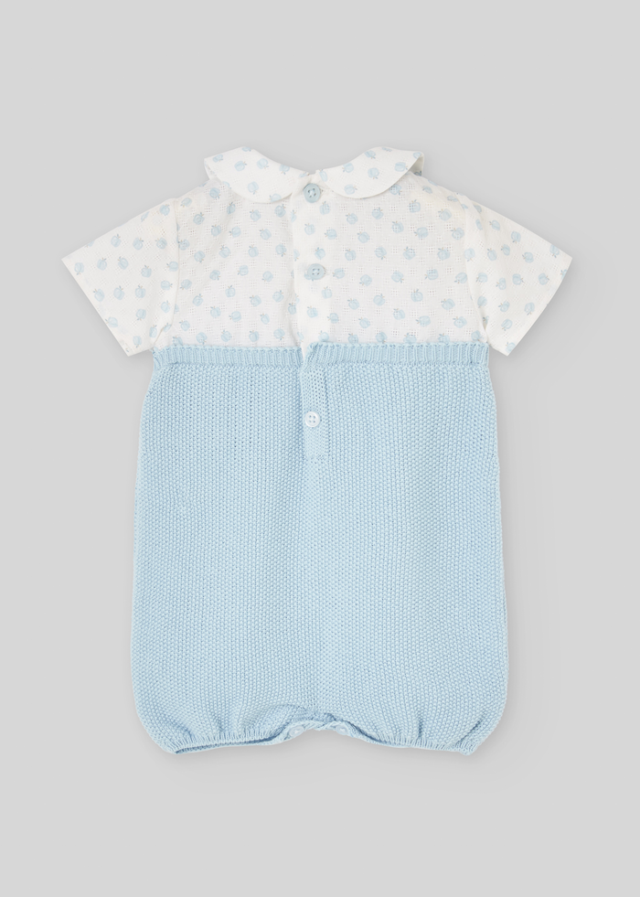 Pelele Corto Tela Punto Edén