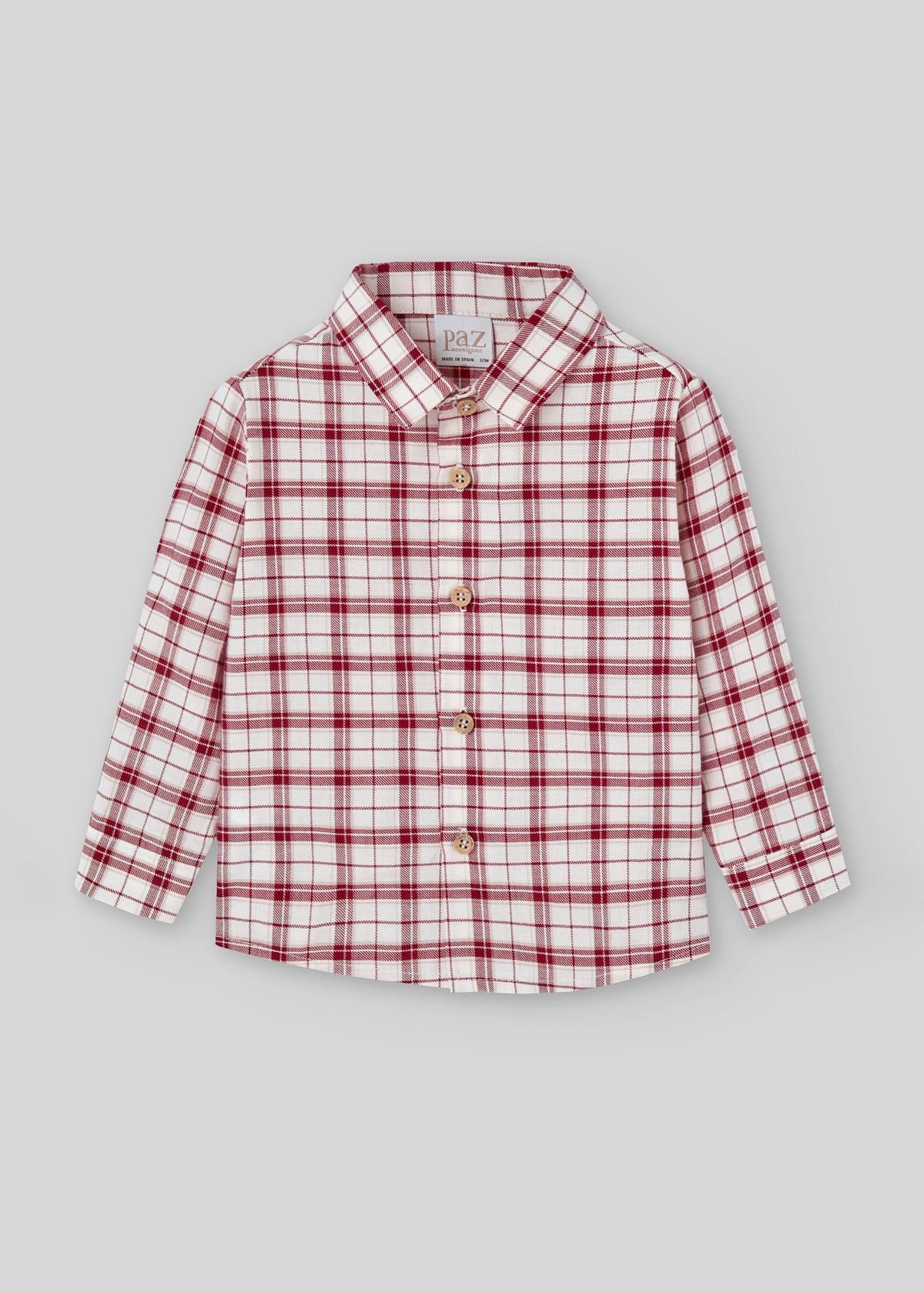 Camisa cuadros acebo