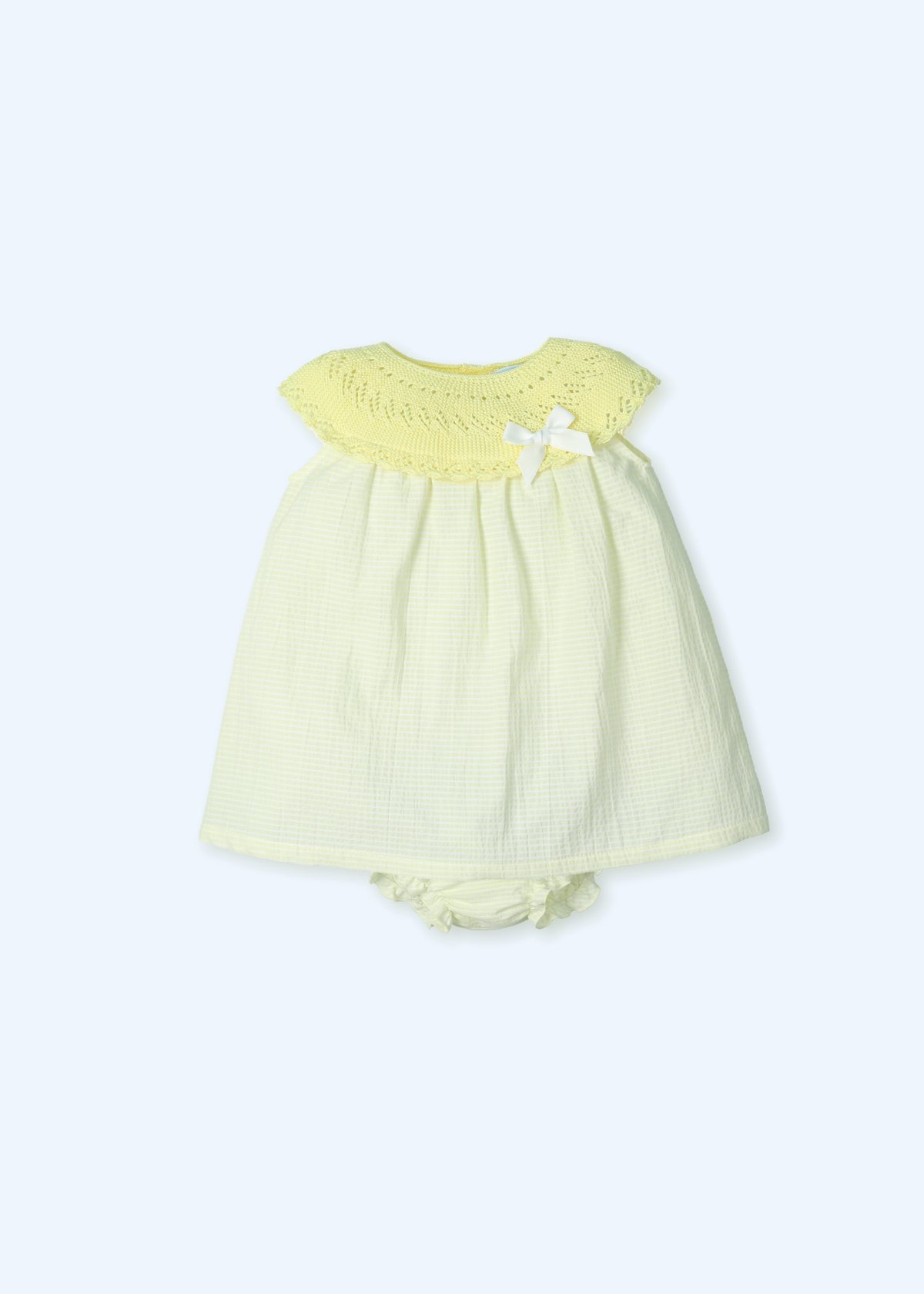 Vestido punto y tejido Limonata