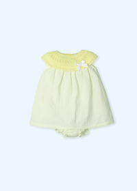 Vestido punto y tejido Limonata