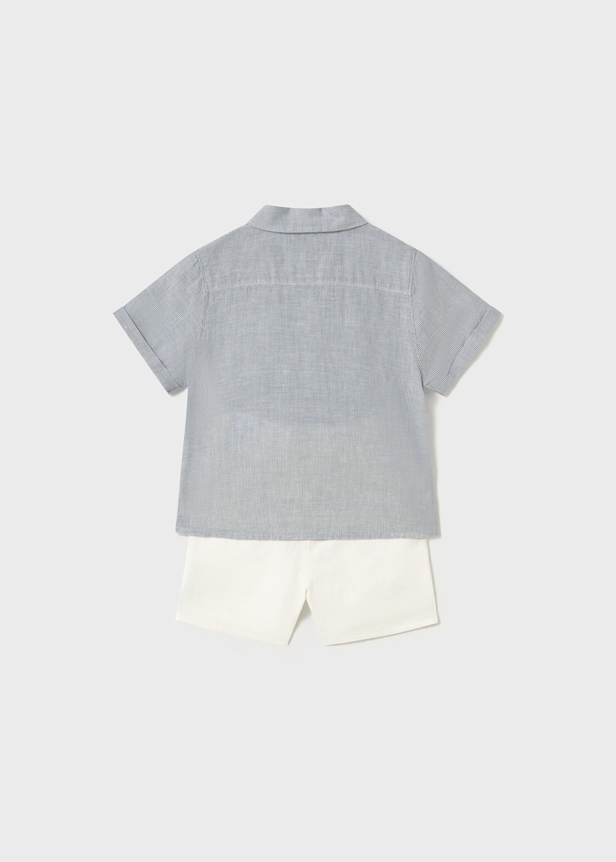 Conjunto bermuda y camisa vestir bebé