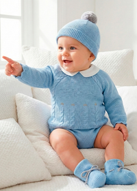 Traje de 4 piezas trencitas para bebé – vista 2 – Tía Mía