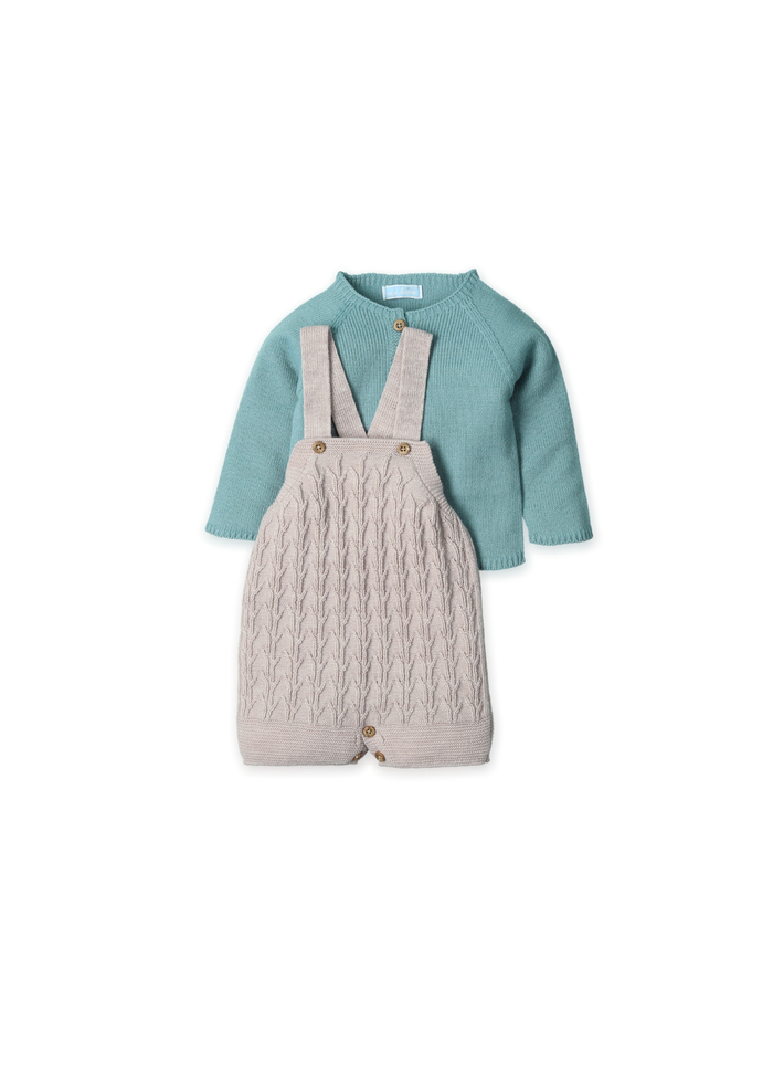Peto punto tirantes + jersey "hazelnut square"