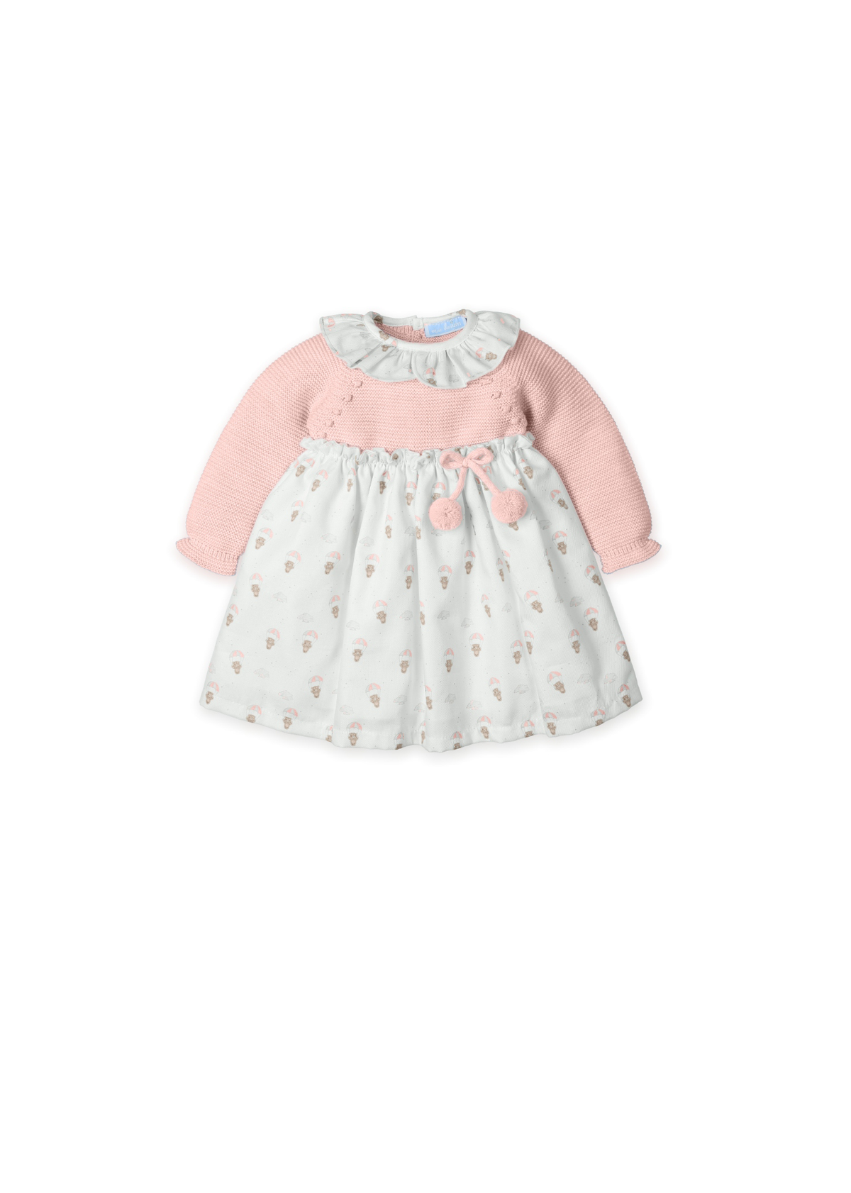 Vestido estampado "bear in a parachute"