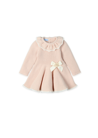 Vestido punto “soft nude shade” para bebé – vista 2 – Tía Mía