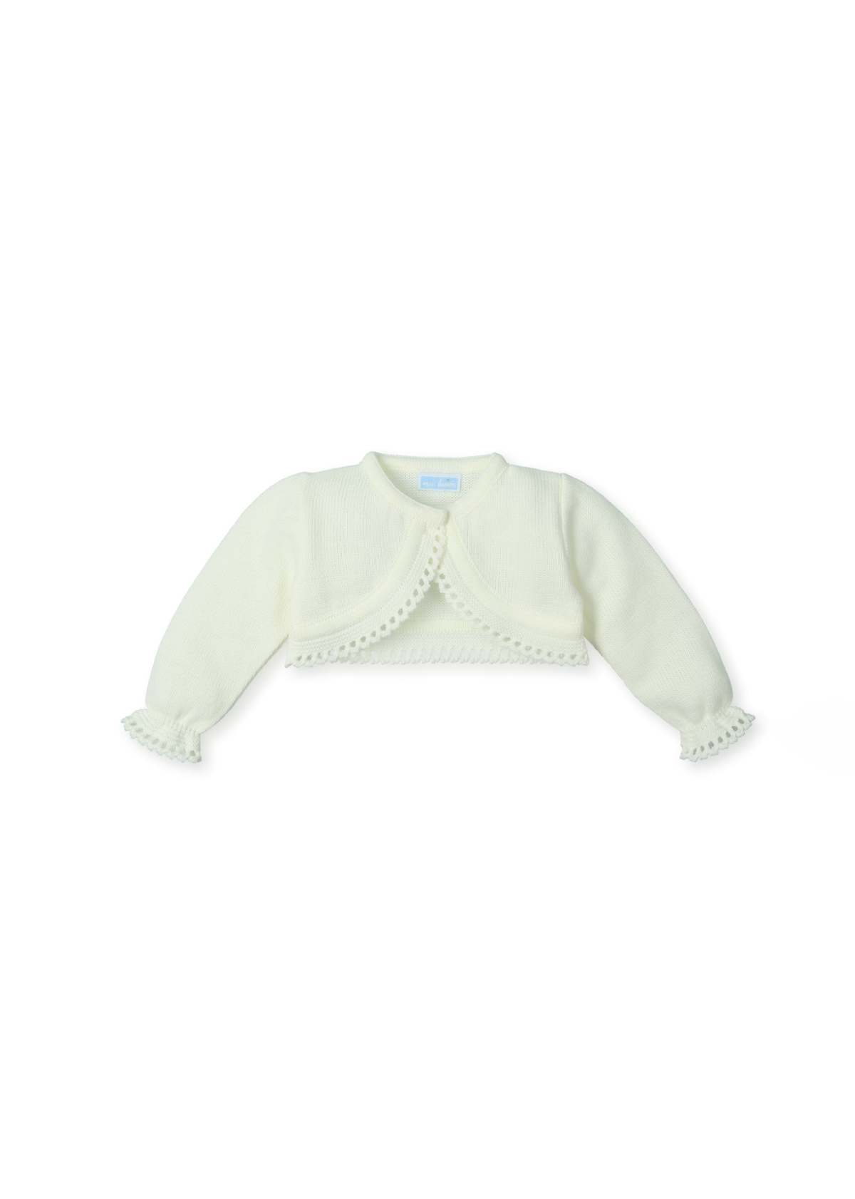 Chaqueta niña corta especial "timeless off-white"