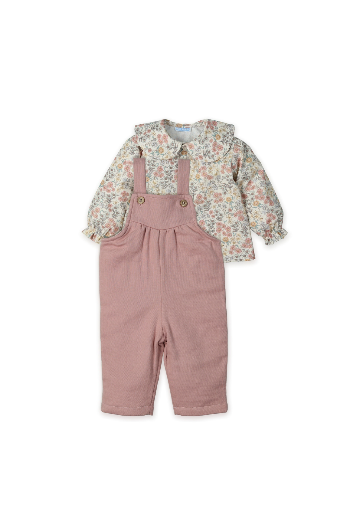 Peto tirantes + blusa liberty "rosewood dak"