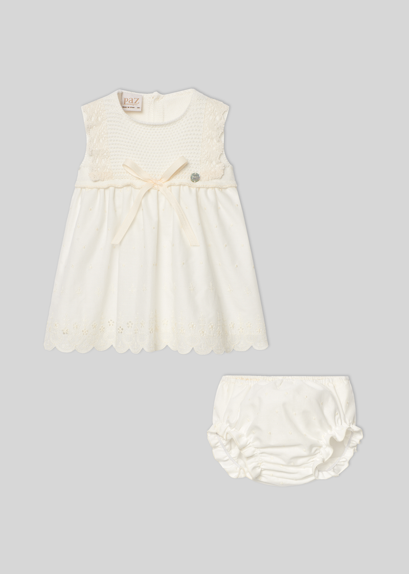 Vestido pto/tela Paz
