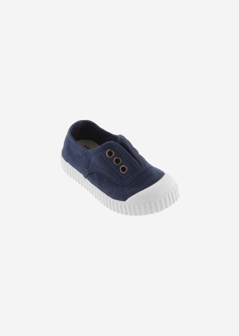 Zapatillas lona niños con elástico