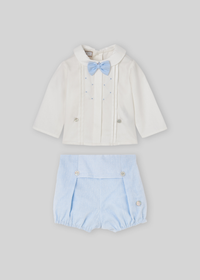 Conjunto blusa + pantalón corto "fogar"
