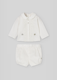 Conjunto blusa + pantalón corto "paz"