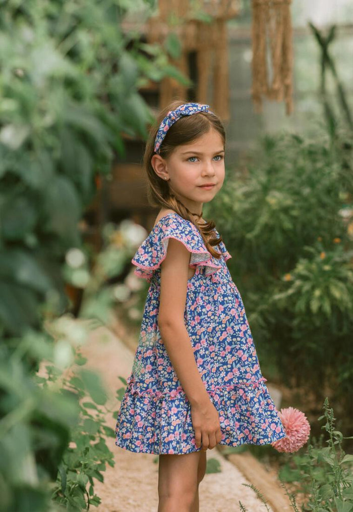 Vestido estampado niña