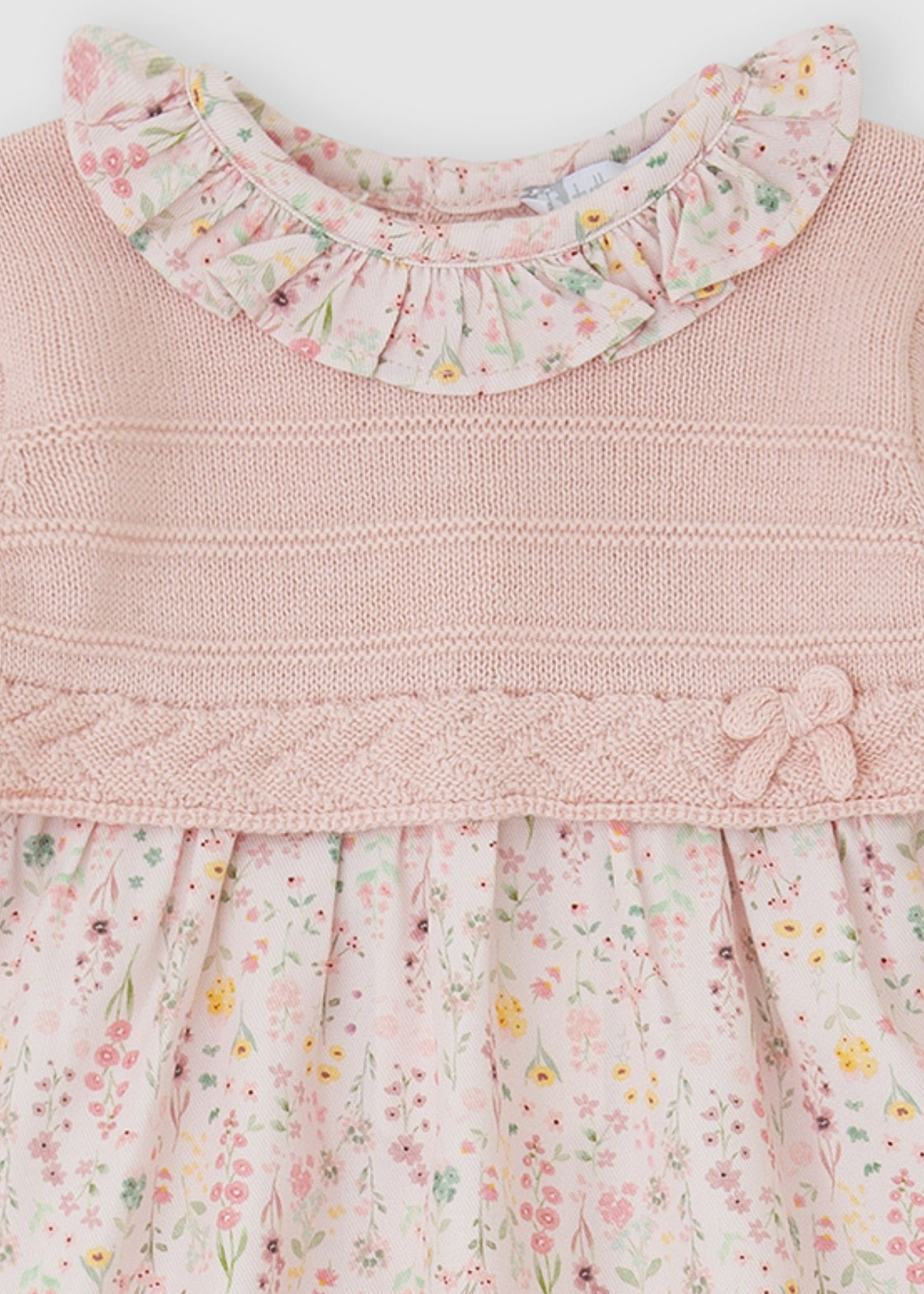 Vestido pétalo flores con leotardo