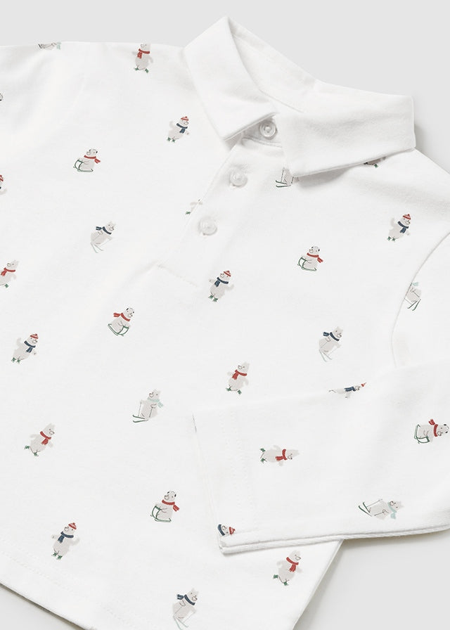 Polo estampado bebé