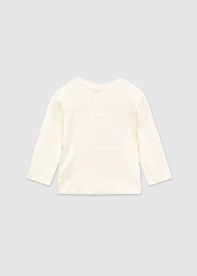 Camiseta básica lazo bebé