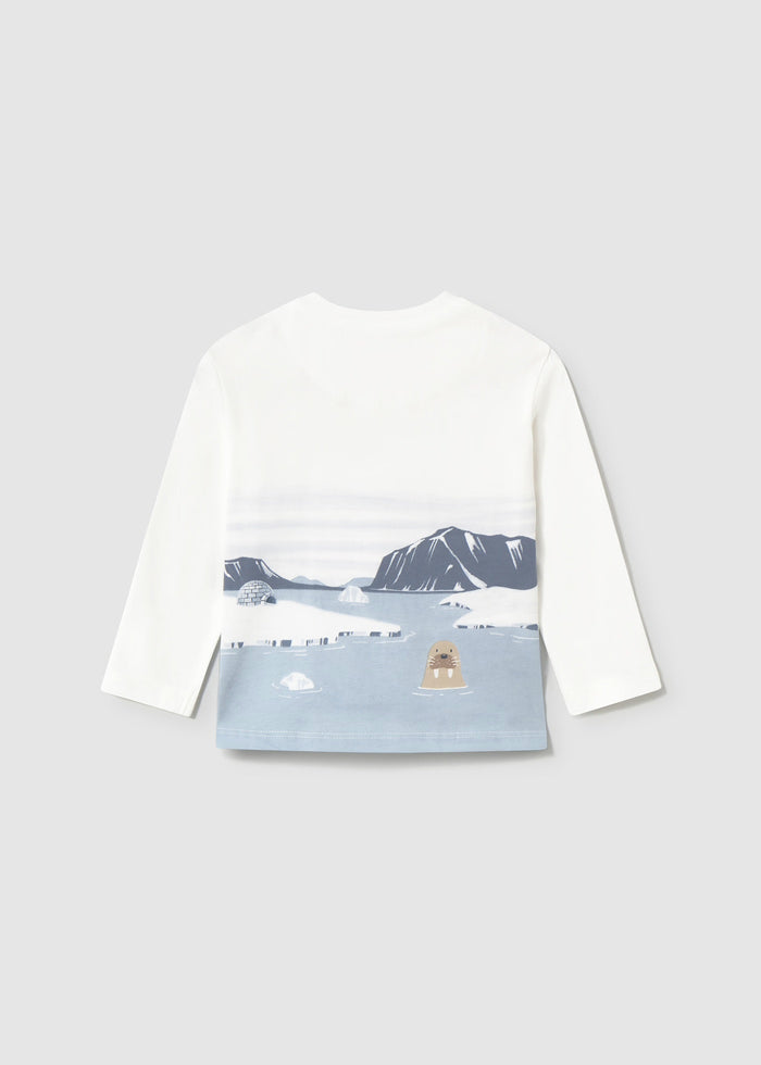 Camiseta paisaje bebé
