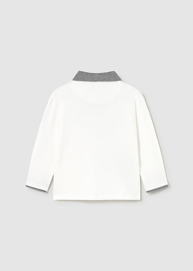 Polo contraste bebé