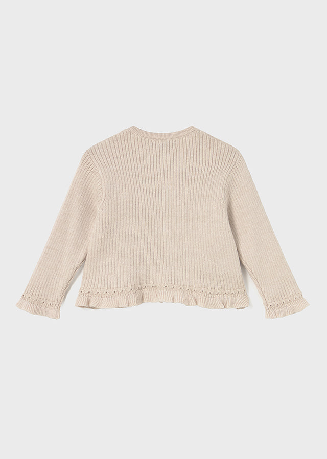 Rebeca volante tricot bebé