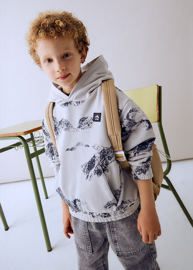 Sudadera estampada niño