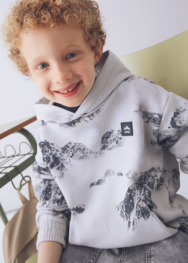 Sudadera estampada niño
