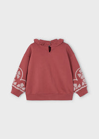Pullover cuello volante