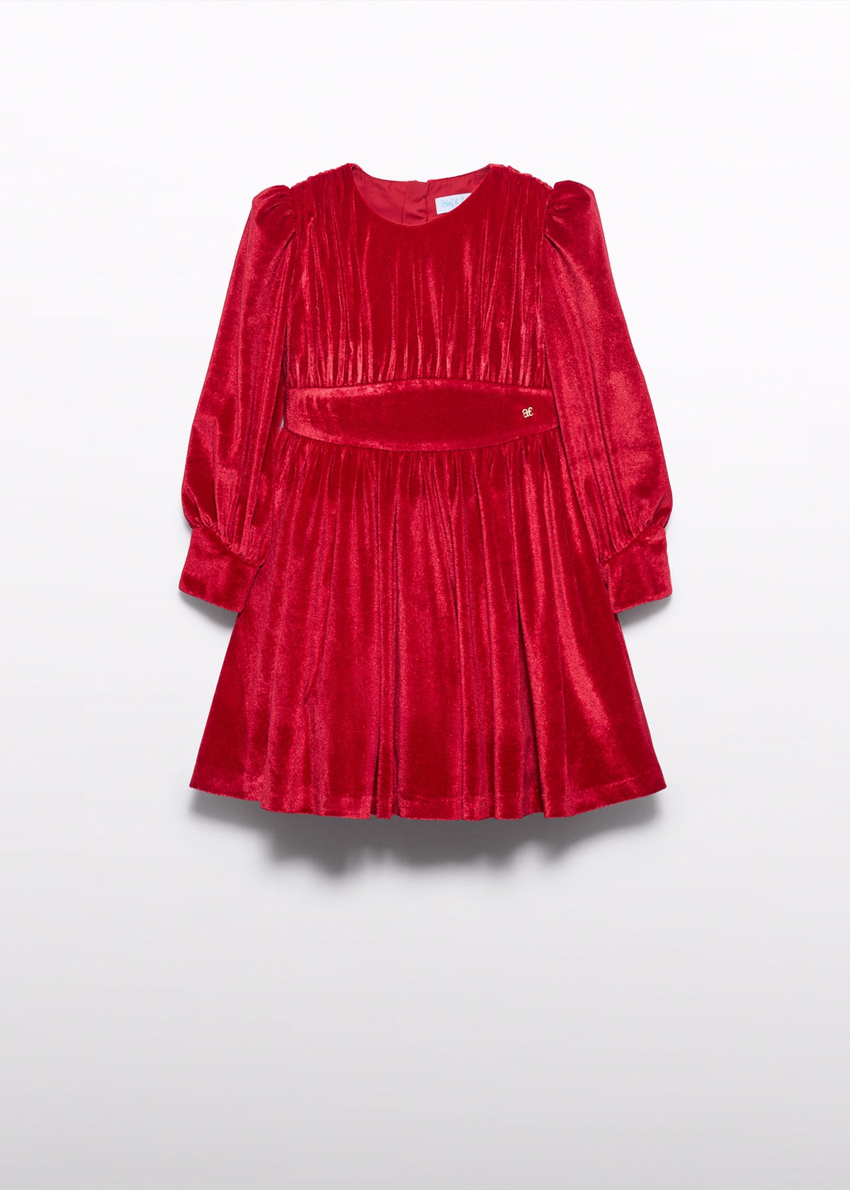 Vestido terciopelo glitter niña