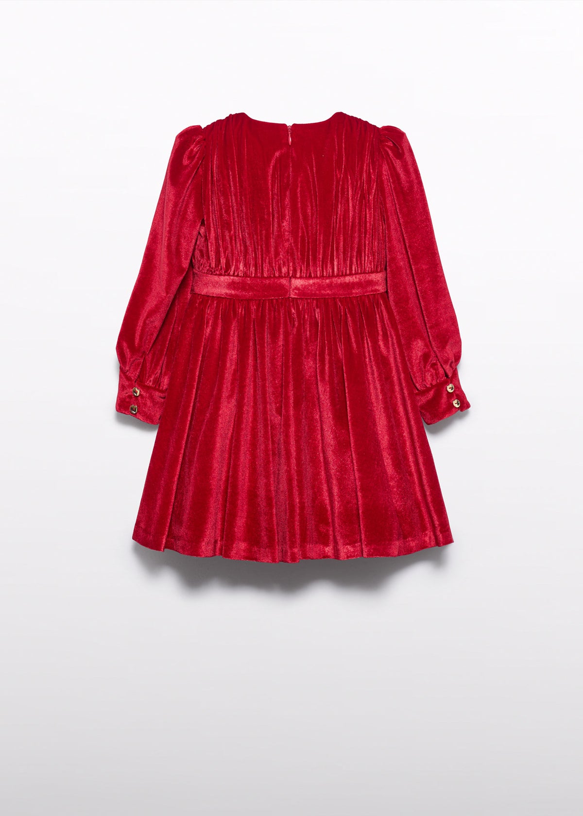 Vestido terciopelo glitter niña