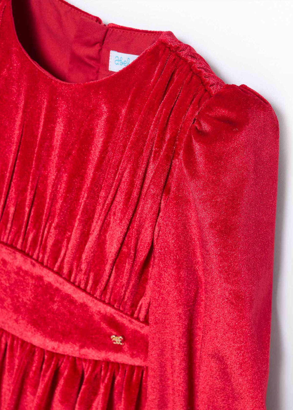 Vestido terciopelo glitter niña