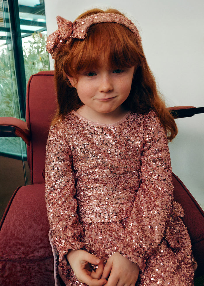 Vestido lentejuelas niña