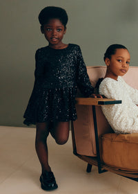 Vestido lentejuelas niña