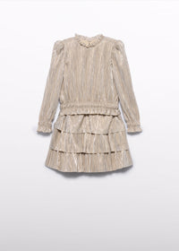 Conjunto falda punto plisado brilli niña