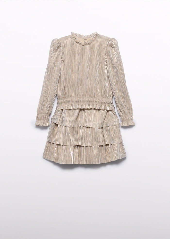 Conjunto falda punto plisado brilli niña