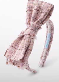 Diadema tweed lazada niña