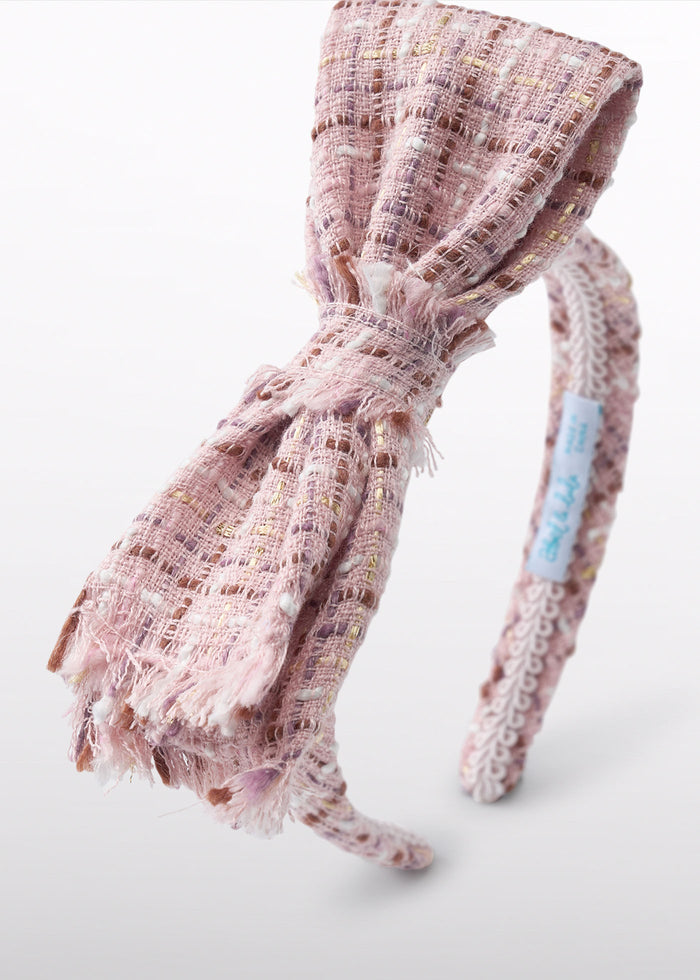 Diadema tweed lazada niña