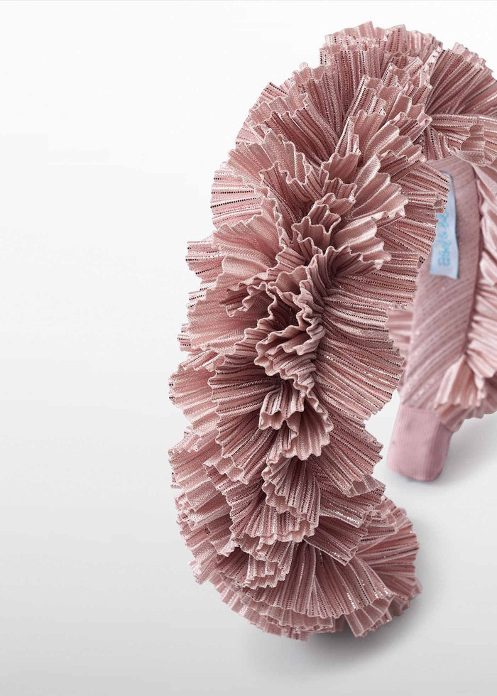 Diadema punto plisado niña