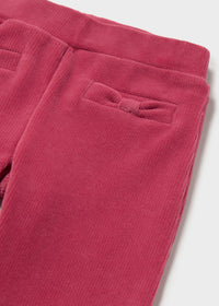 Pantalón básico punto pana bebé