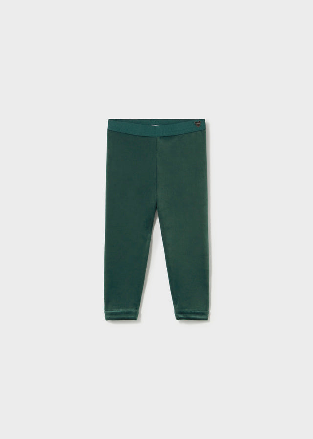 Leggings terciopelo básico bebé