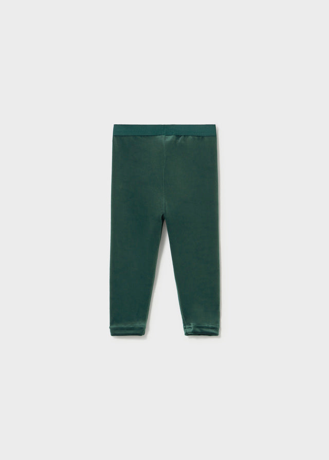 Leggings terciopelo básico bebé