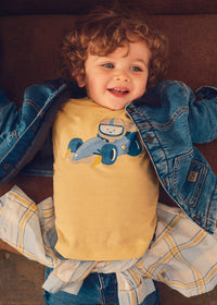 Camiseta coches bebé
