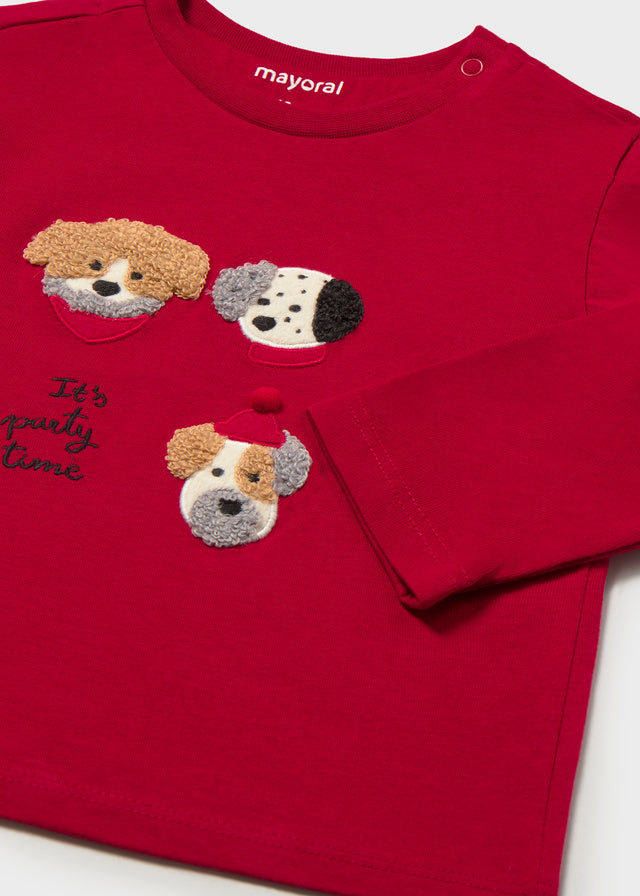 Camiseta bordada bebé