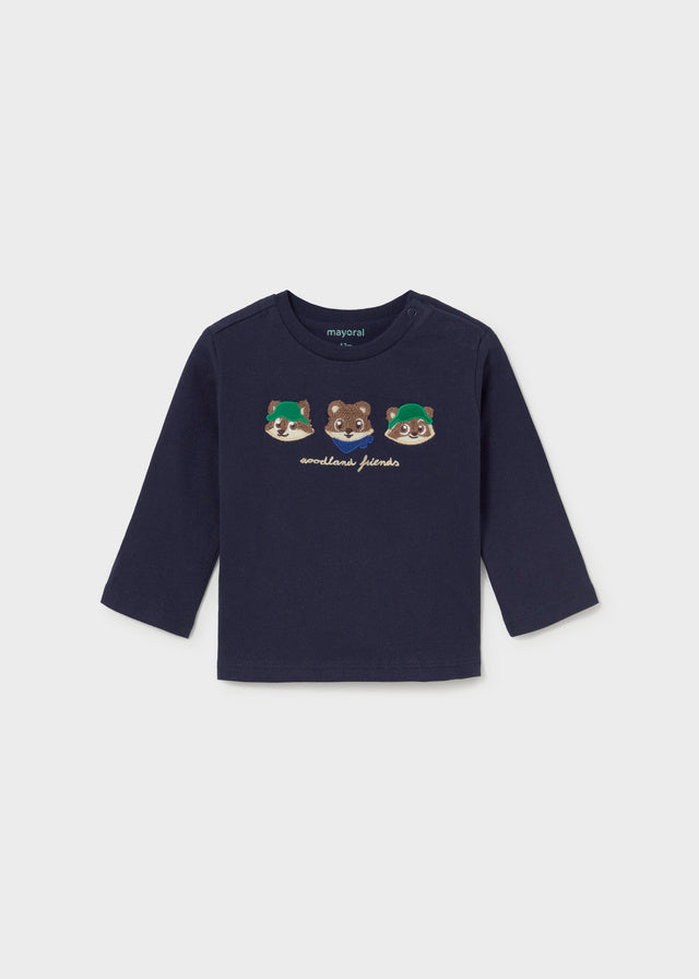 Camiseta bordada bebé