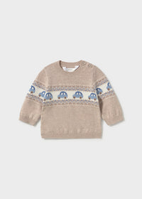 Jersey jacquard recién nacido